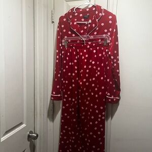 Kate Spade Red Polka Dot Pajama Set